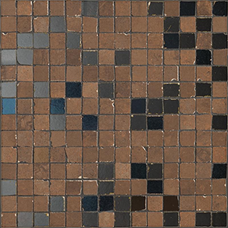 ITALGRANITI METALINE Mosaico Metal Corten 30x30 cm 9 mm Matte