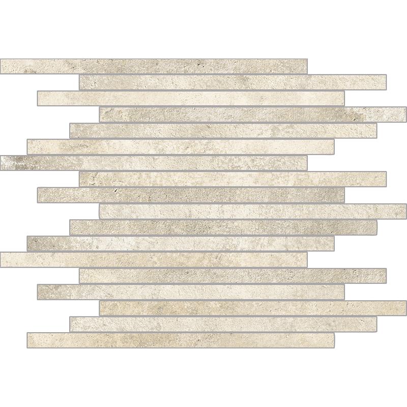 Tuscania METEORA Mosaico Asimmetrico Beige 30x30 cm 9 mm Matte