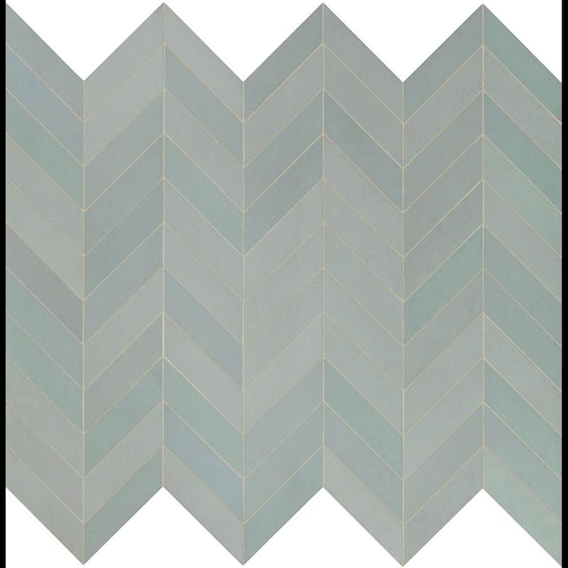 Mutina MEWS Chevron Light Blue 5,5x19,6 cm 10 mm Glasiert