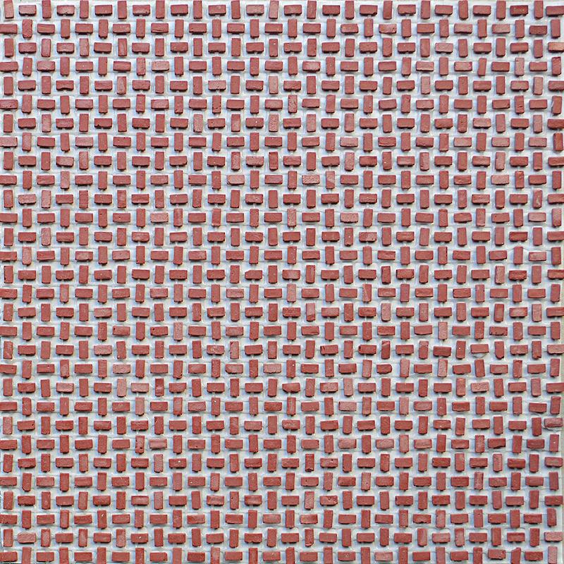 Micro MICROMOSAICS Micro Brick Red Cross 30x30 cm 3 mm Matte