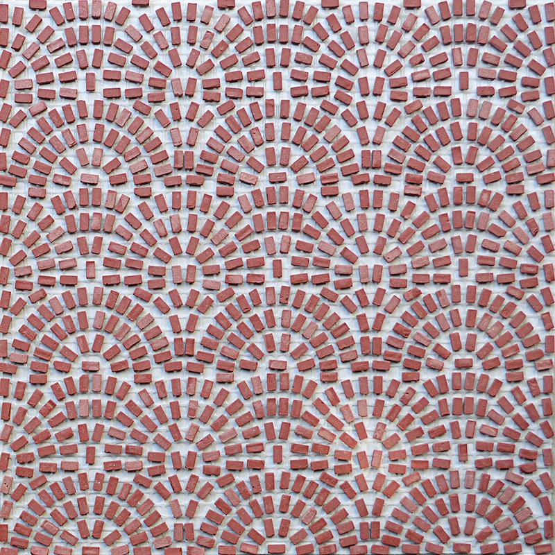 Micro MICROMOSAICS Micro Brick Red Pavement 30x30 cm 3 mm Matte