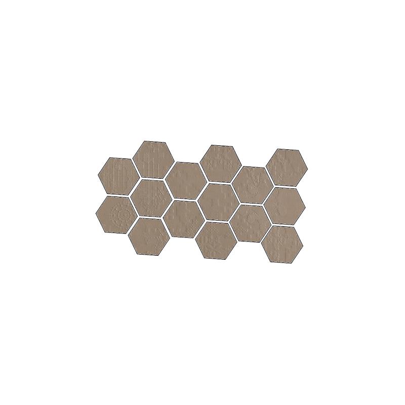 Mutina DECHIRER MOSAICO RANDOM DECOR ECRU 22x45 cm 12 mm Matte