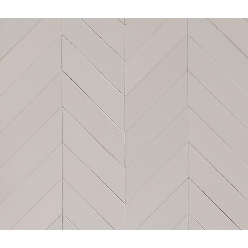 Mutina MEWS CHEVRON CHALK 5,5x19,6 cm 10 mm Glasiert