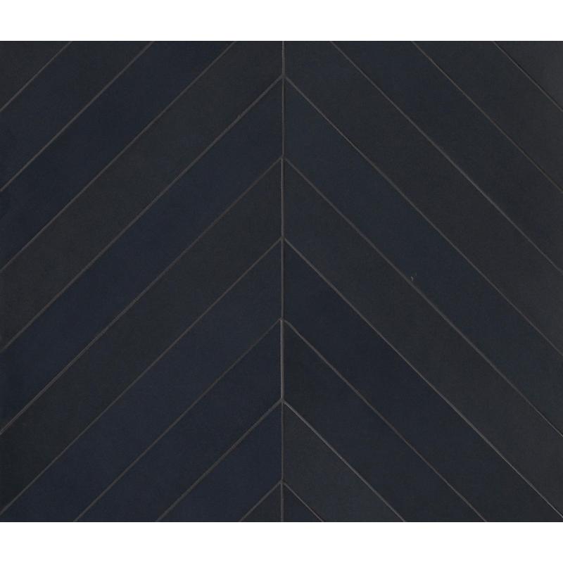 Mutina MEWS CHEVRON INK 5,5x39,4 cm 10 mm Glasiert