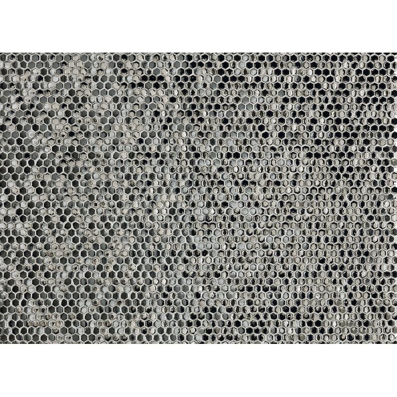 Mutina PHENOMENON Mosaico Honeycomb B Argento 30x30 cm 6 mm Glänzend