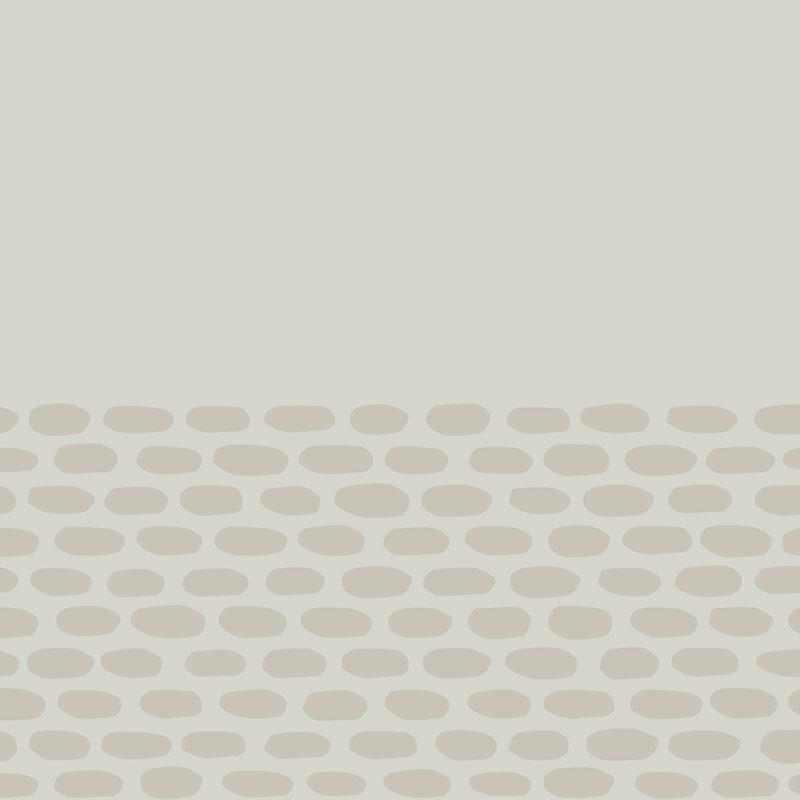 Mutina TAPE COBBLE HALF WHITE 20,5x20,5 cm 10 mm Glasiert