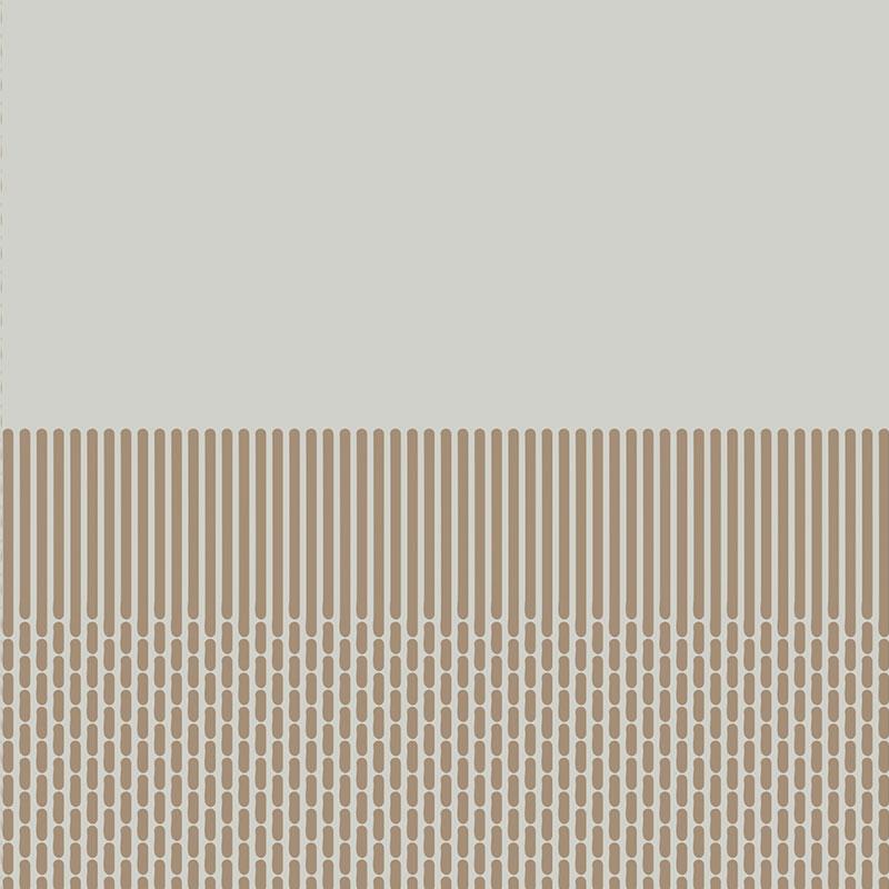 Mutina TAPE GRAINY HALF BROWN 20,5x20,5 cm 10 mm Glasiert