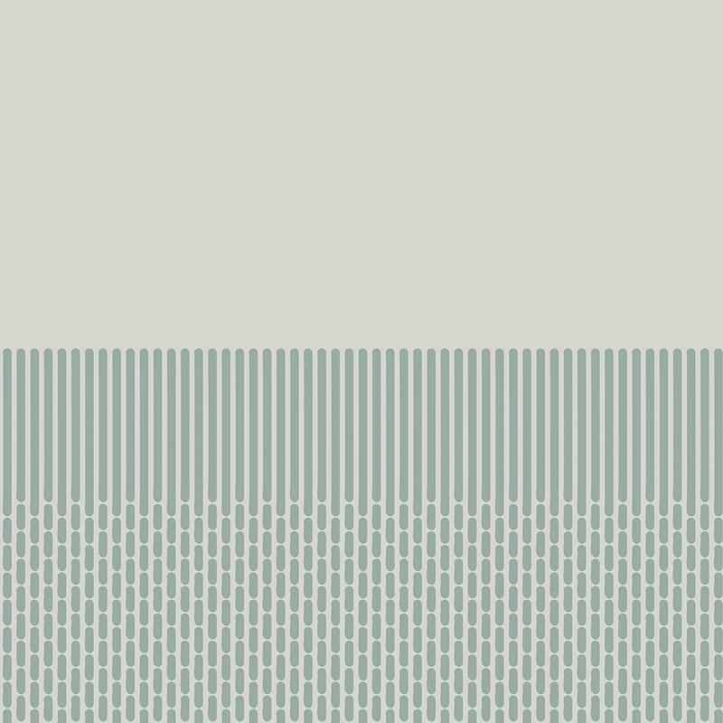 Mutina TAPE GRAINY HALF GREEN 20,5x20,5 cm 10 mm Glasiert