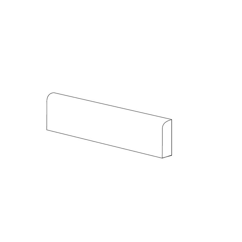 EMIL PIASE Bullnose Spazzolata 6x25 cm 9 mm Matte