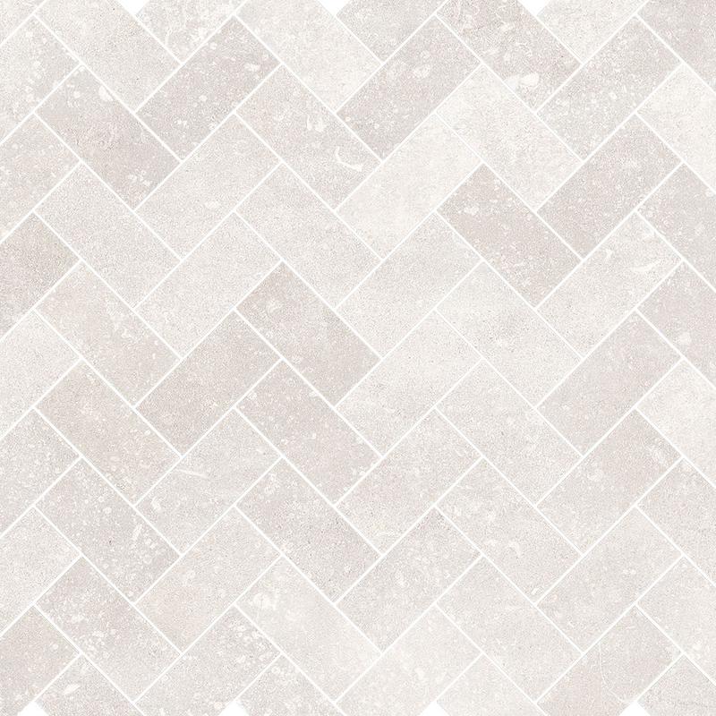 Magica PIETRA Herringbone Limestone Ivory 30x30 cm 9.5 mm Matte