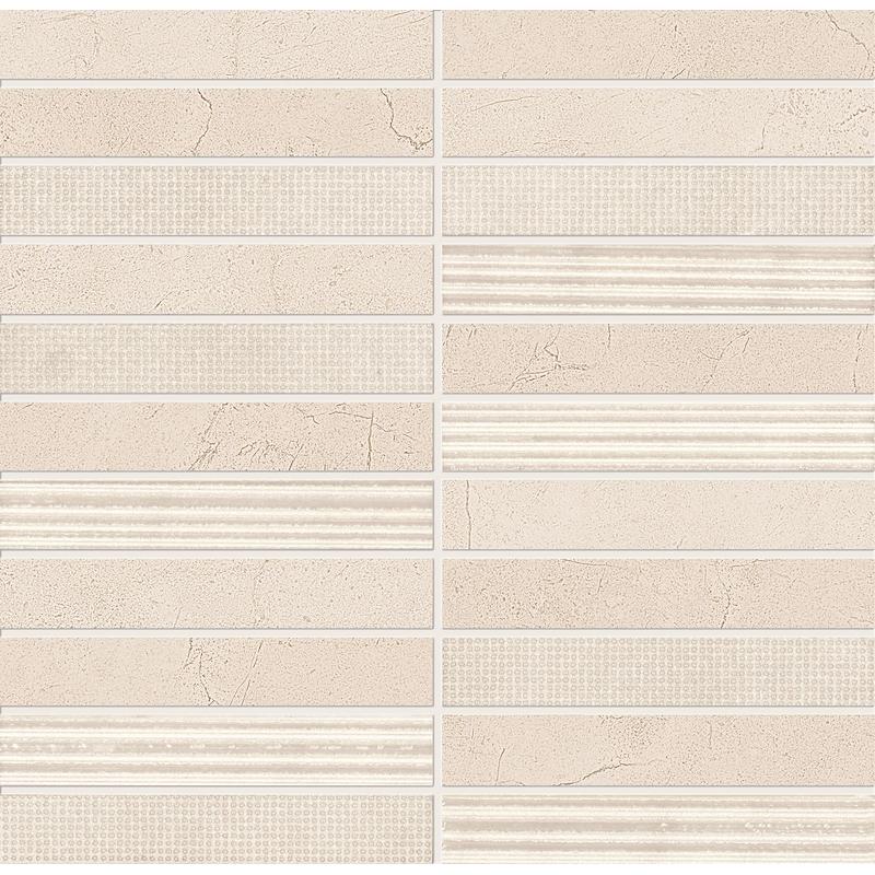 Super Gres PURITY MARBLE Marfil Brick 30,5x30,5 cm 8.5 mm Matte