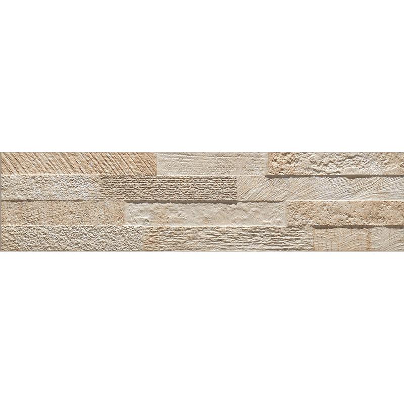 RONDINE QUARZITE 3D Beige 15x61 cm 7 mm Matte