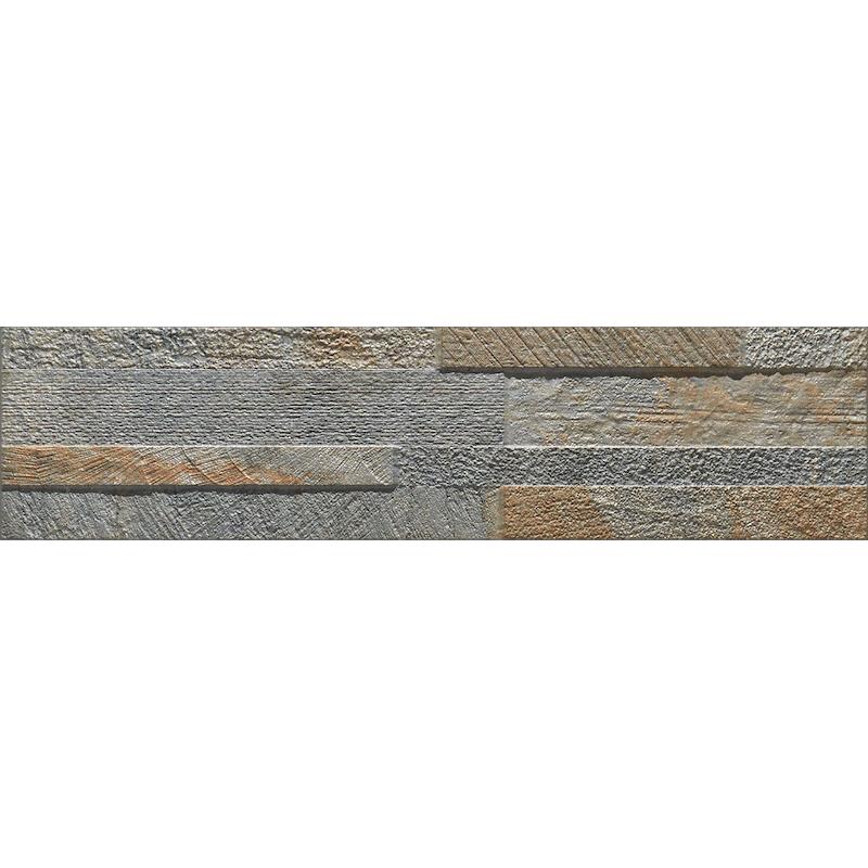 RONDINE QUARZITE 3D MULTICOLOR 15x61 cm 7 mm Matte