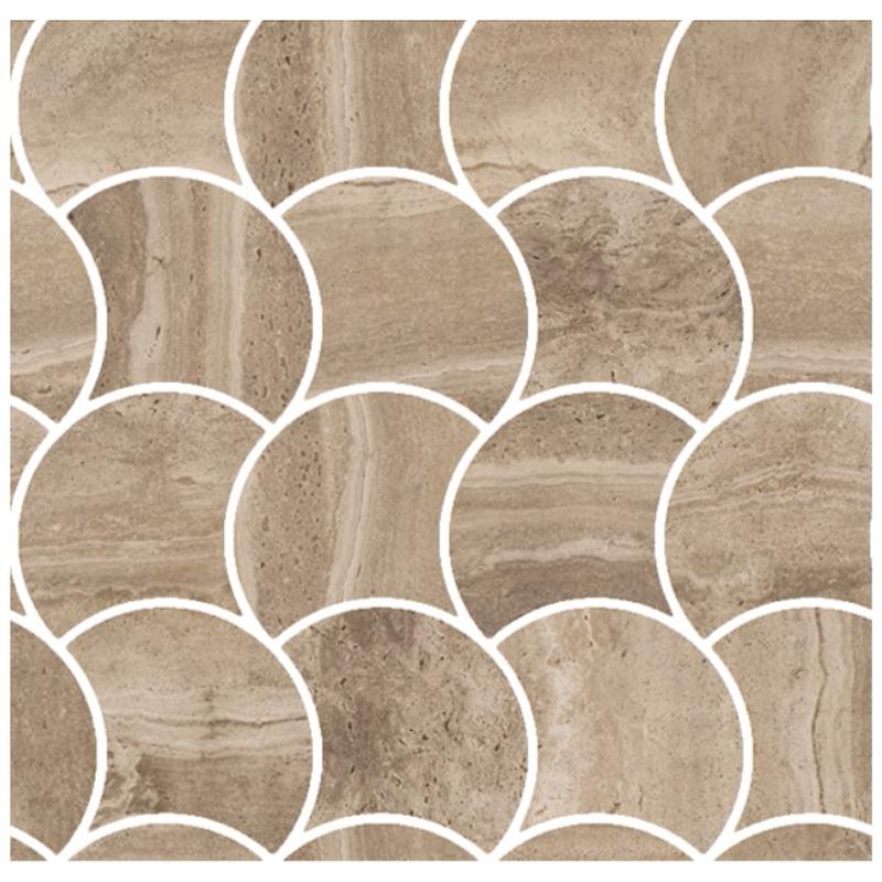 COEM REVERSO Mosaico Wavy Noce 28,4x28,4 cm 10 mm Lux