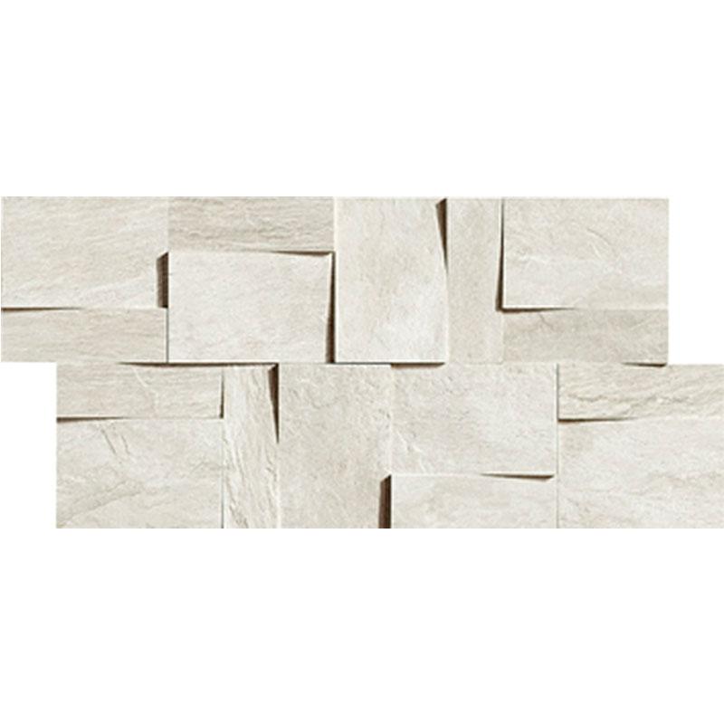 Luxury Design ARDOISE BLANC MODULO MURETTO 3D 30x30 cm 9 mm Matte