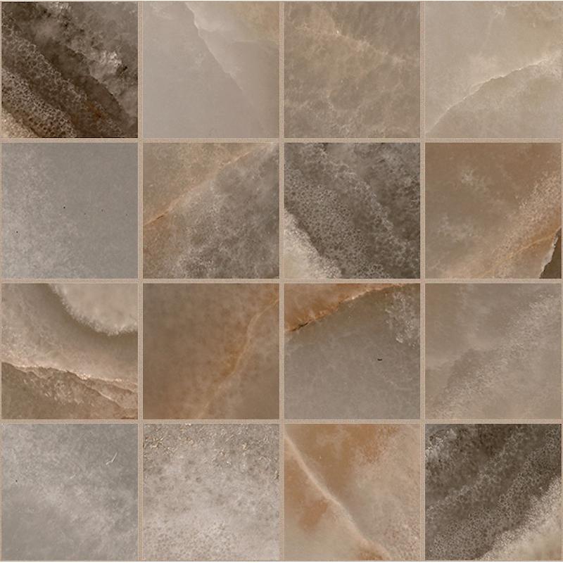 Luxury Design RÊVES DE REX RÊVE CHOCO MOSAICO 30x30 cm 6 mm Glänzend