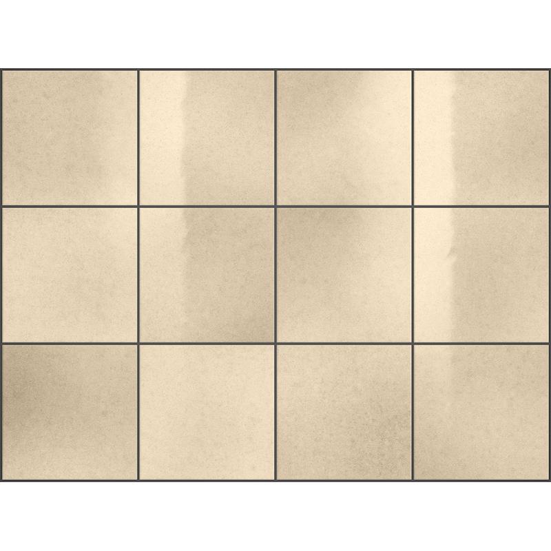 Ceramica Vogue RIFLESSI Avorio Rete 10x10 10x10 (30x40) cm 7 mm Lux