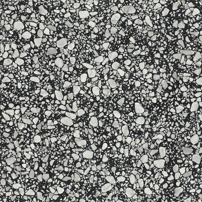 FONDOVALLE Shards LARGE BLACK 120x120 cm 6.5 mm Glänzend