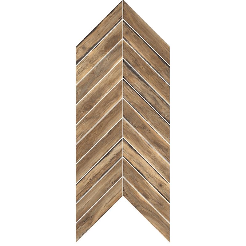 RONDINE SHERWOOD Walnut Chevron 24x50 cm 8.5 mm Matte