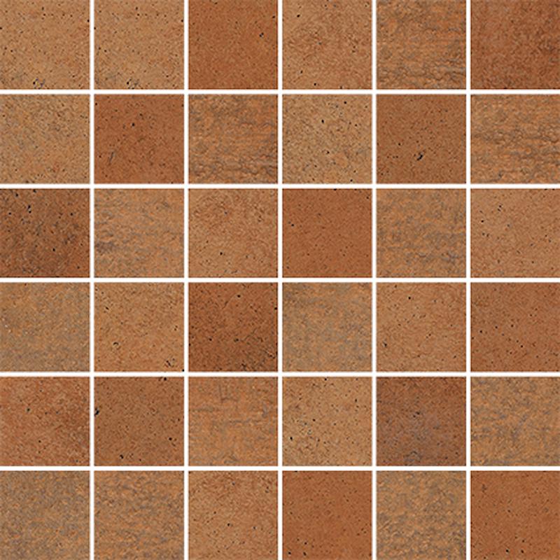 CERDOMUS Valdorcia Mosaico 4,7x4,7 Terracotta 30x30 cm 9 mm Matte